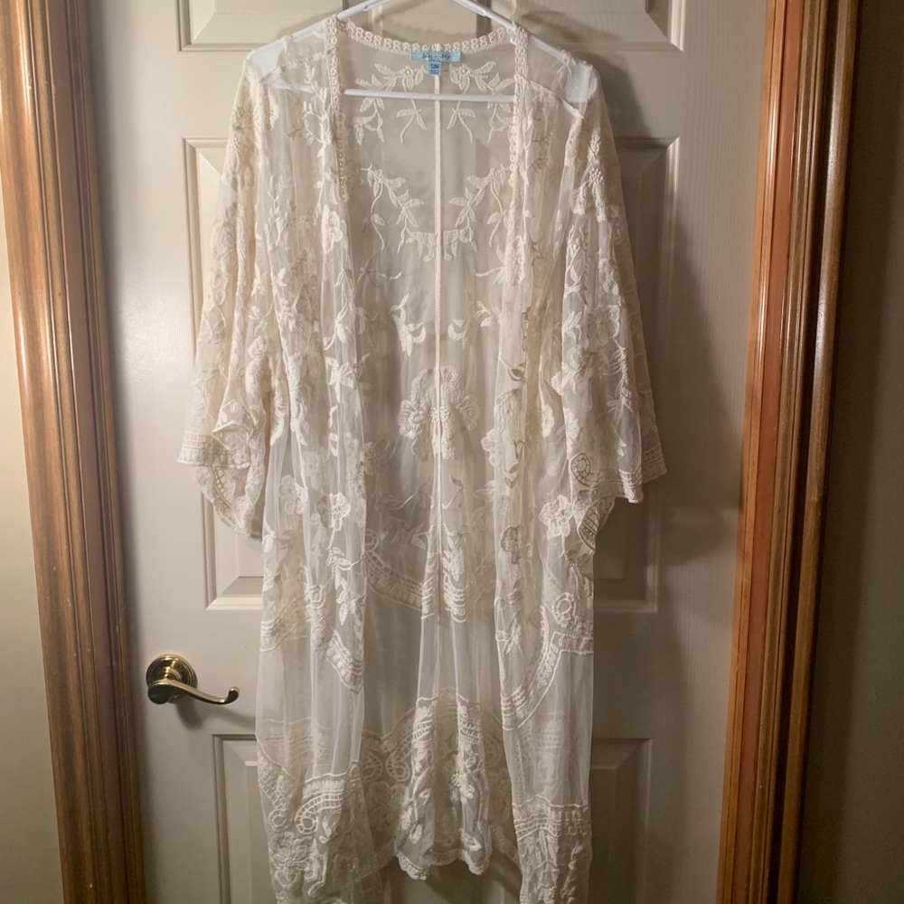 Lace cover-up